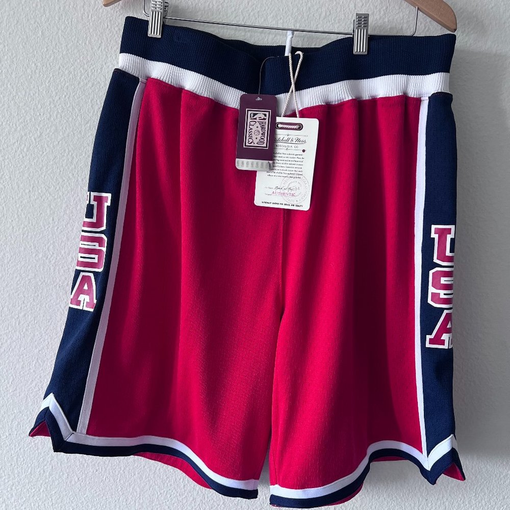 NWT M&N 1984 USA Basketball Shorts